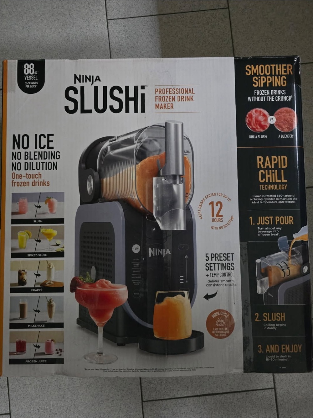 Ninja Slushie machine 88 oz